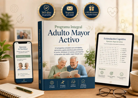 Programa Integral Adulto Mayor Activo + 10 Bonus
